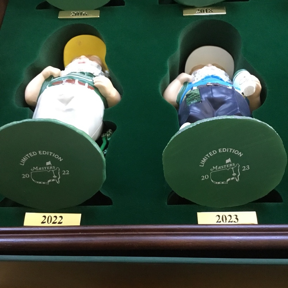 NEW Masters Limited Edition 10-Piece Gnome Set Berckmans Place Augusta - Picture 13 of 16